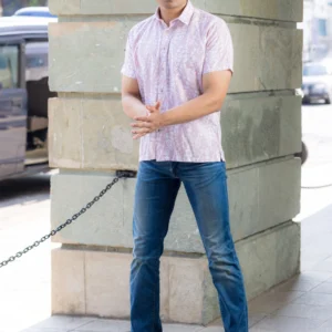 Modern Dual-Tone Casual Shirt