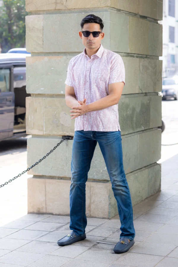 Modern Dual-Tone Casual Shirt